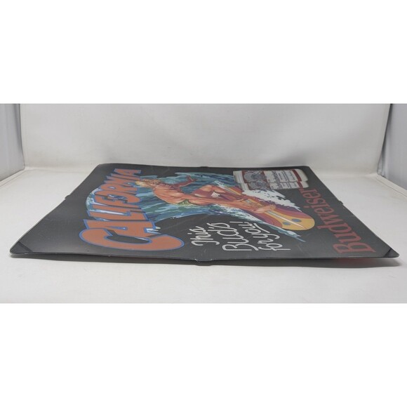 Budweiser California This Bud's For You Robert Redford Surfing Sign Insert Only - Picture 6 of 7